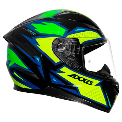 AXXIS SEGMENT MAD HELMET - GLOSS FLUORESCENT YELLOW