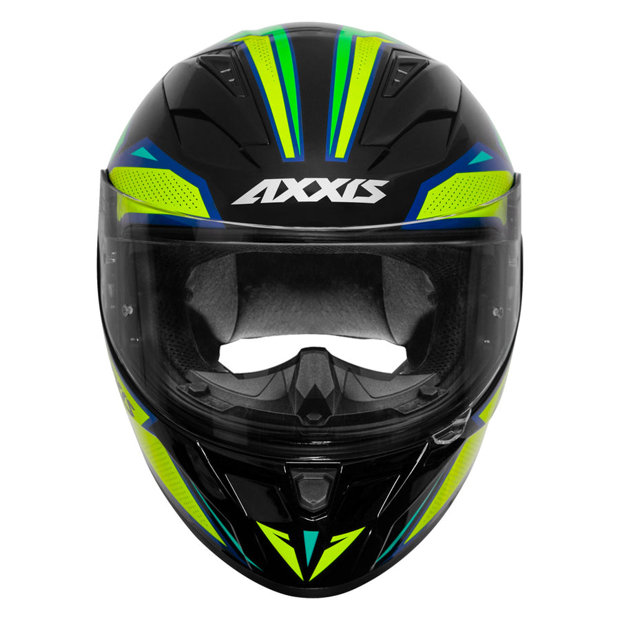 AXXIS SEGMENT MAD HELMET - GLOSS FLUORESCENT YELLOW