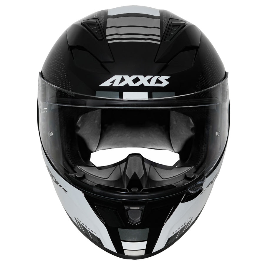 AXXIS SEGMENT UDYR HELMET - BLACK/WHITE