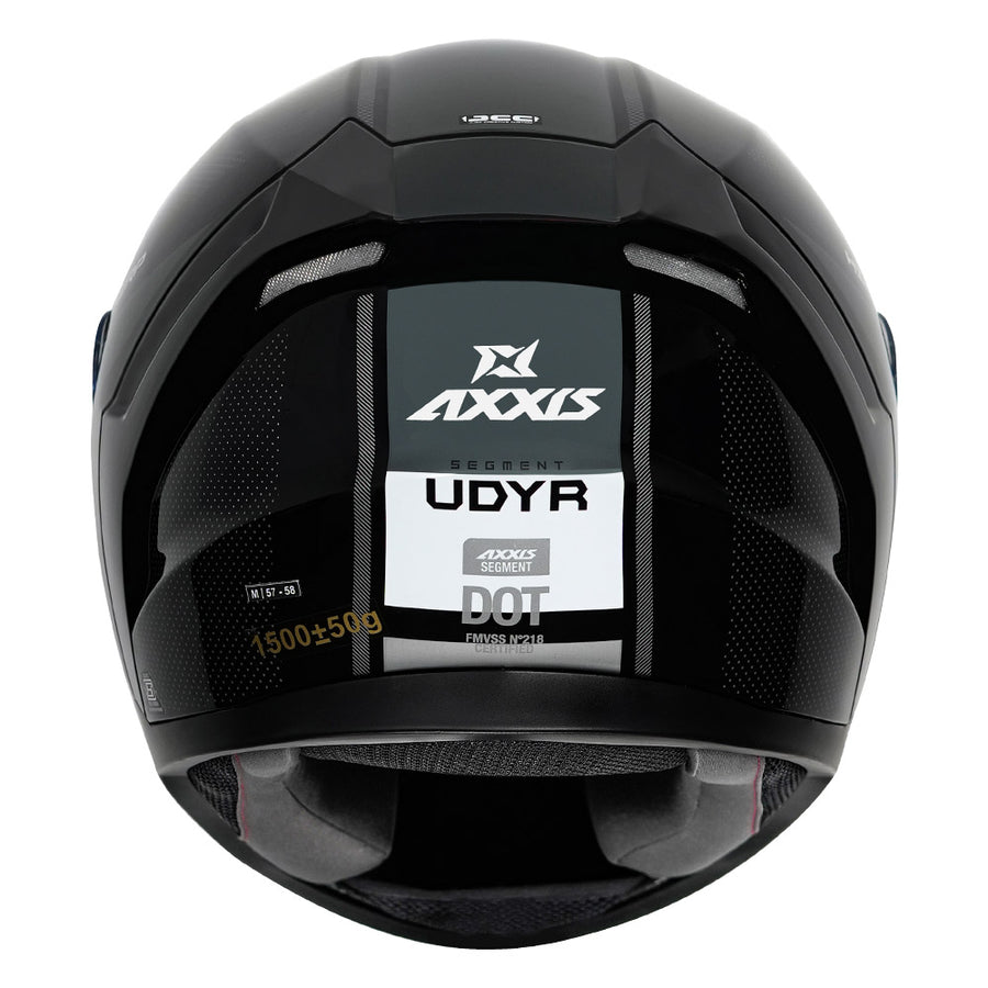 AXXIS SEGMENT UDYR HELMET - BLACK/WHITE