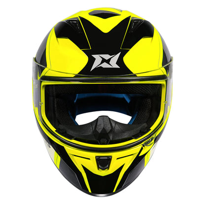 AXXIS SEGMENT VANTAGE HELMET - GLOSS FLUORESCENT YELLOW