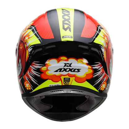 AXXIS DRAKEN S BOMS HELMET - MATT RED