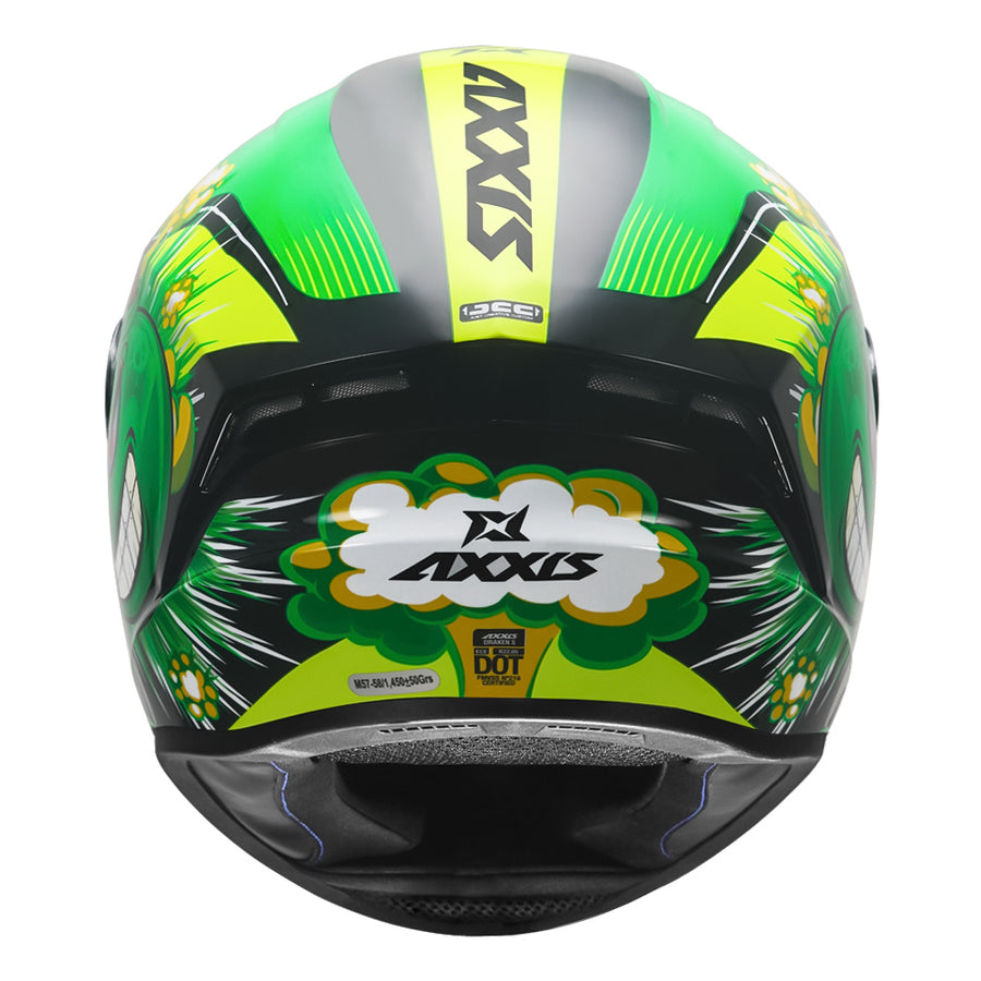 AXXIS DRAKEN S BOMS HELMET - GREEN