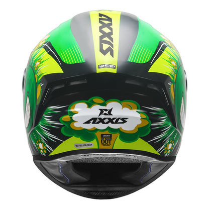 AXXIS DRAKEN S BOMS HELMET - GREEN