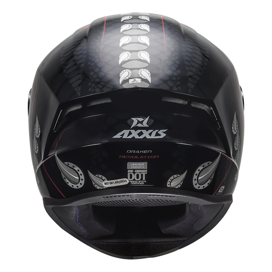 AXXIS DRAKEN S DESOLATION HELMET - BLACK