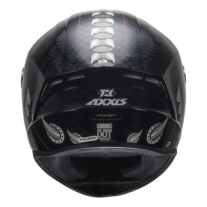 AXXIS DRAKEN S DESOLATION HELMET - BLACK