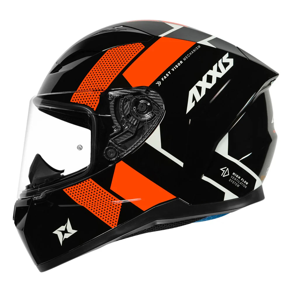 AXXIS SEGMENT SQUAME HELMET - ORANGE