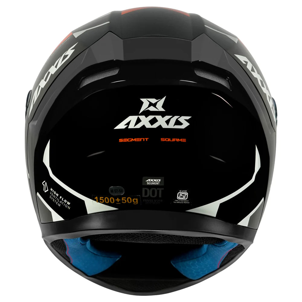 AXXIS SEGMENT SQUAME HELMET - ORANGE