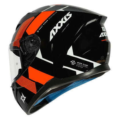 AXXIS SEGMENT SQUAME HELMET - ORANGE