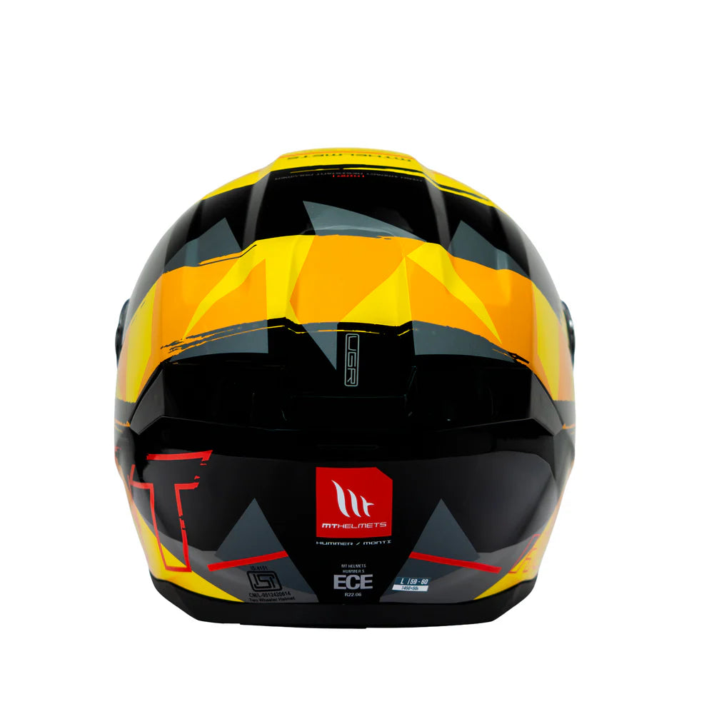 MT HUMMER MONTI HELMET - Yellow