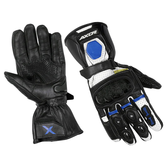 AXOR LYCAN RIDING GLOVES - BLACK BLUE