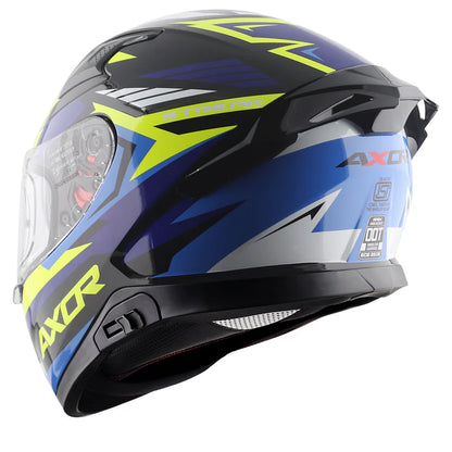 Axor Apex Streak Helmet - Black Blue