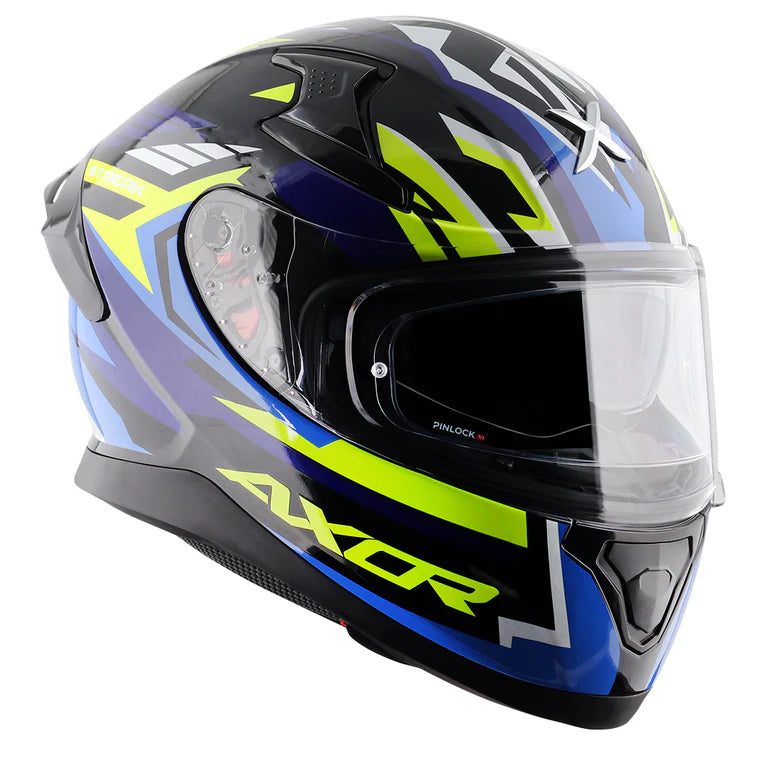 Axor Apex Streak Helmet - Black Blue