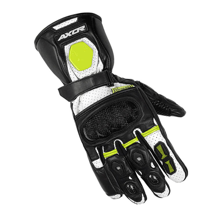 AXOR LYCAN RIDING GLOVES - BLACK NEON YELLOW