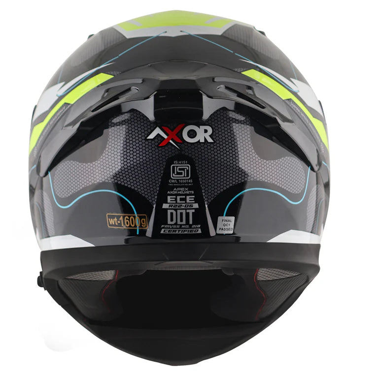 Axor Apex Dynamo Helmet - BLACK NEON YELLOW