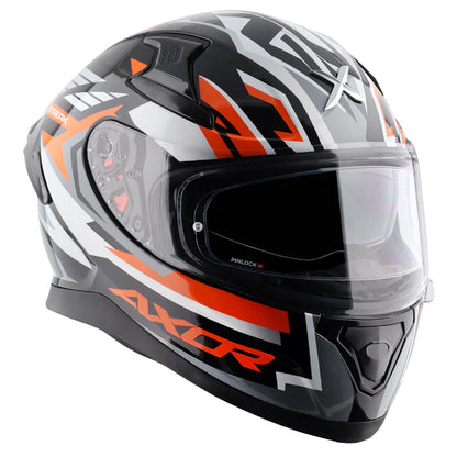 Axor Apex Streak Helmet - Black Orange