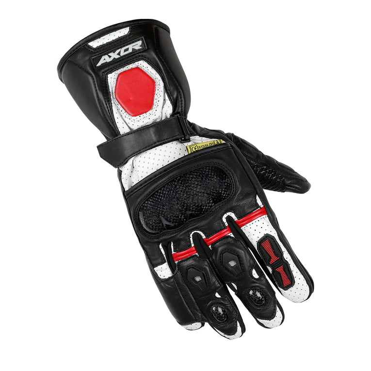 AXOR LYCAN RIDING GLOVES - BLACK RED