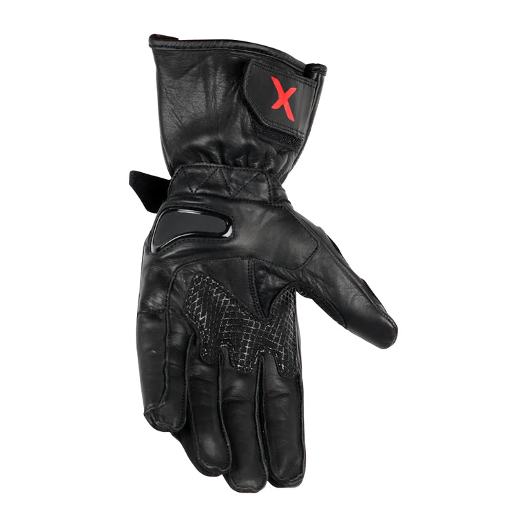 AXOR LYCAN RIDING GLOVES - BLACK RED