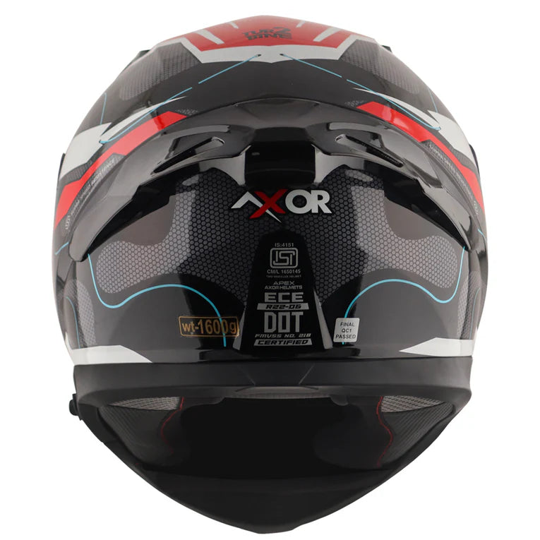 Axor Apex Dynamo Helmet - BLACK RED