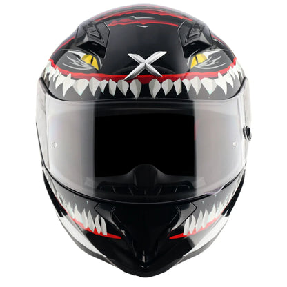 Axor Shark Hunter Helmet - Black White