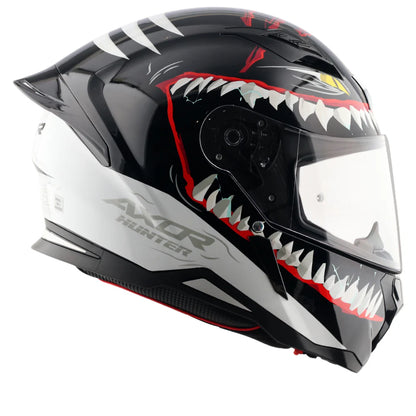 Axor Shark Hunter Helmet - Black White