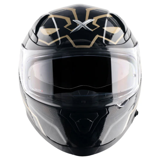 AXOR Apex Marvel Panther Helmet - BLACK GOLD