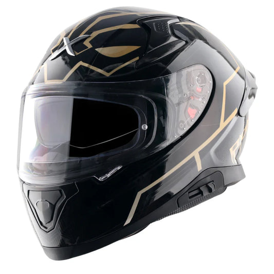 AXOR Apex Marvel Panther Helmet - BLACK GOLD