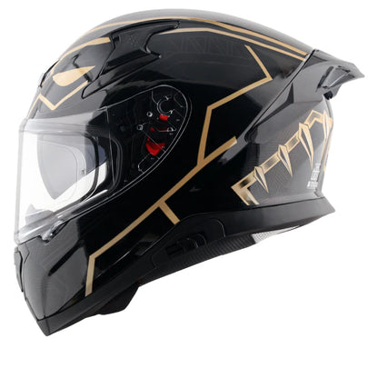 AXOR Apex Marvel Panther Helmet - BLACK GOLD