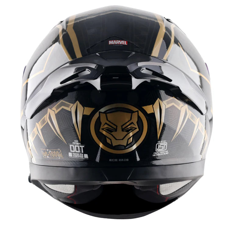 AXOR Apex Marvel Panther Helmet - BLACK GOLD