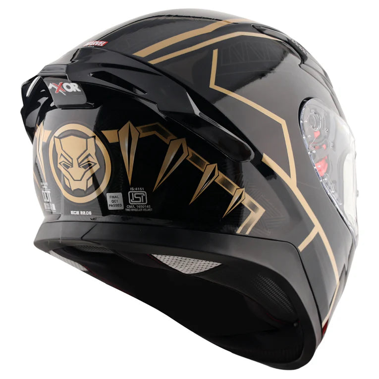 AXOR Apex Marvel Panther Helmet - BLACK GOLD