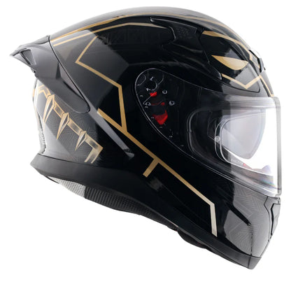 AXOR Apex Marvel Panther Helmet - BLACK GOLD