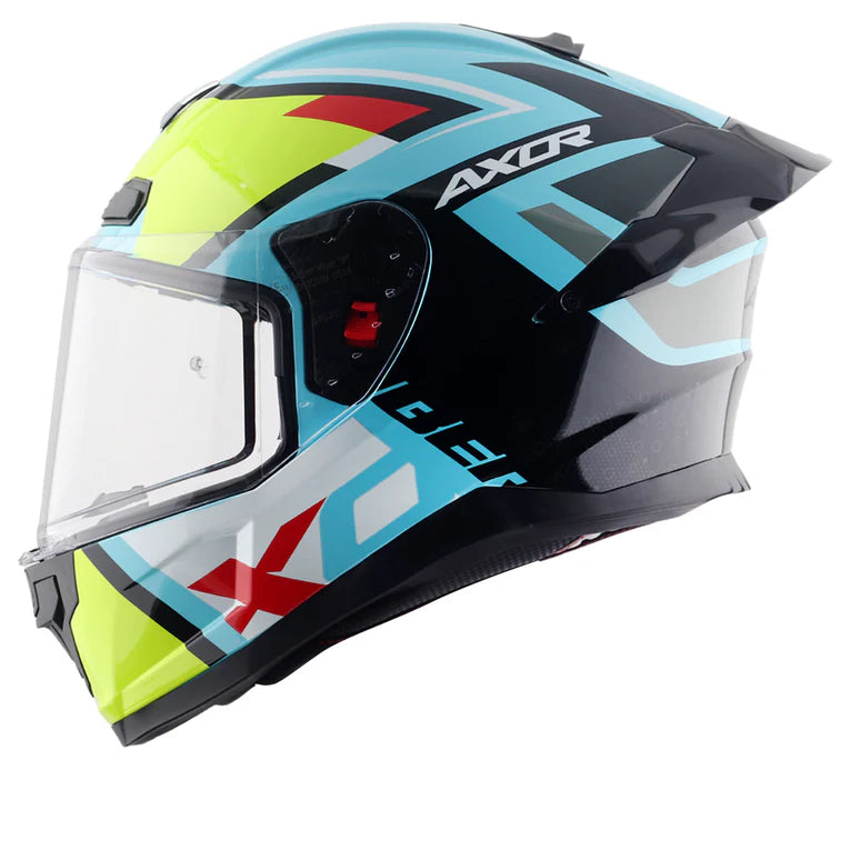 AXOR Saber X-Sport Helmet - Black Neon Yellow