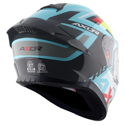 AXOR Saber X-Sport Helmet - Black Neon Yellow