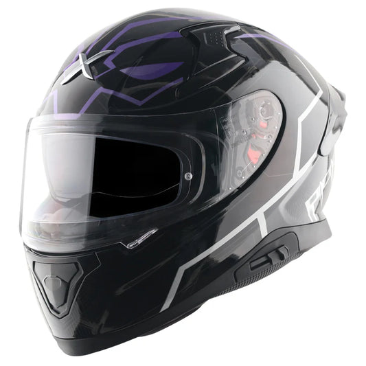 AXOR Apex Marvel Panther Helmet - BLACK PURPLE