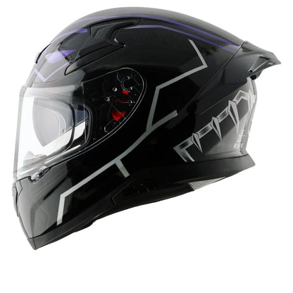AXOR Apex Marvel Panther Helmet - BLACK PURPLE
