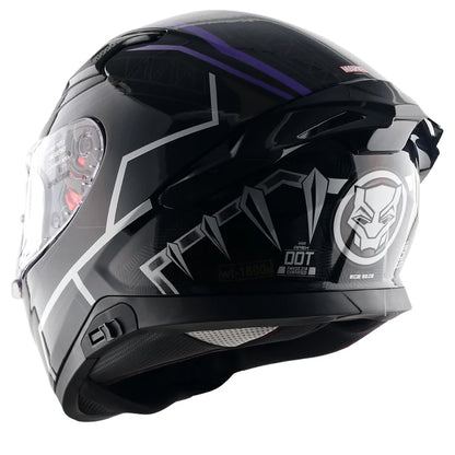 AXOR Apex Marvel Panther Helmet - BLACK PURPLE