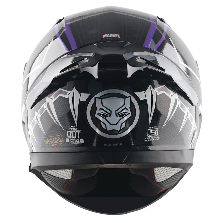 AXOR Apex Marvel Panther Helmet - BLACK PURPLE