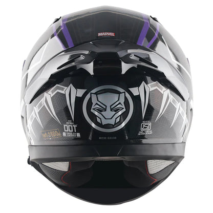 AXOR Apex Marvel Panther Helmet - BLACK PURPLE