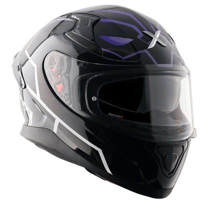AXOR Apex Marvel Panther Helmet - BLACK PURPLE