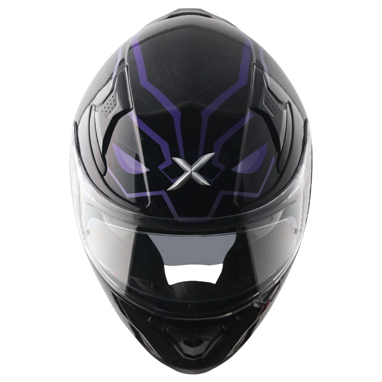 AXOR Apex Marvel Panther Helmet - BLACK PURPLE