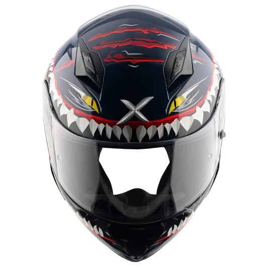 Axor Shark Hunter Helmet - Blue White