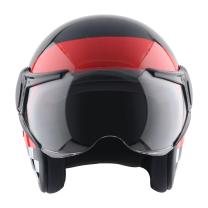 Vega Jet-Born To Ride W/Visor Helmet