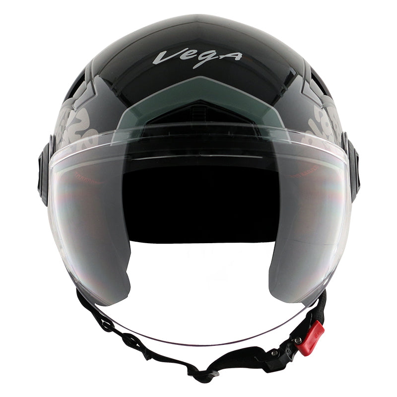 Vega Blaze DX BZ2 Helmet - Black Grey