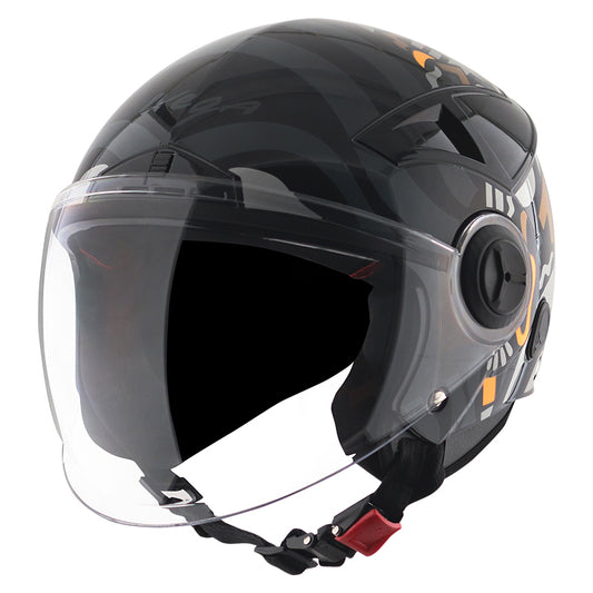 Vega Blaze DX BZ1 Helmet - Black Grey