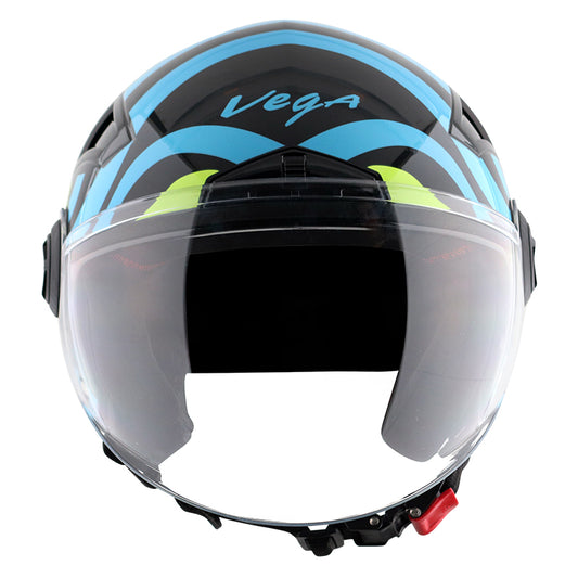 Vega Blaze DX BZ1 Helmet - Black Neon Yellow