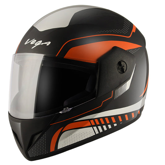 Vega Cliff Styler Helmet - Black Orange