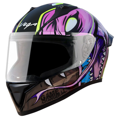 Vega Bolt Game Changer Helmet - Black Pink