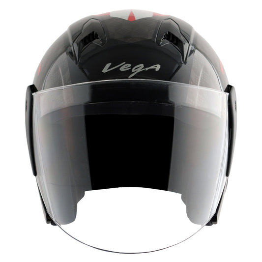 Vega Lark Twist Helmet - Black Red