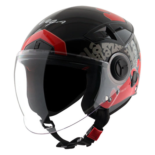 Vega Blaze DX BZ2 Helmet - Black Red