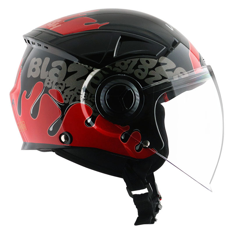 Vega Blaze DX BZ2 Helmet - Black Red